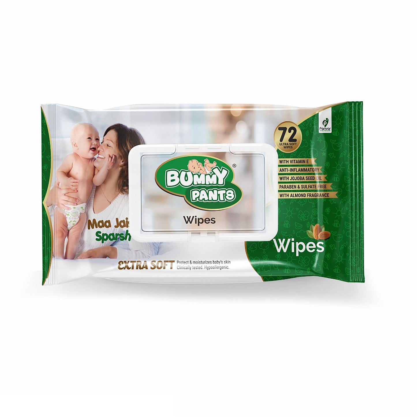 Premium Fresh Skincare Baby Wipes for Baby (72 Pieces in 1 pack) Pack of 4