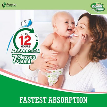 Baby Diaper –Small (S) Size, 126 Count, Super Absorbent 5D Cross Core, Pack of 3, Upto 7Kg